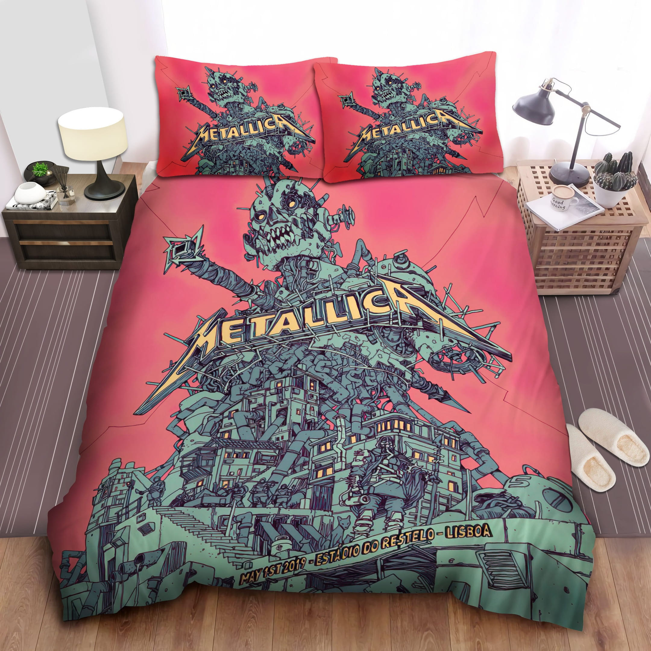 Metallica- Portugal Bedding Sets Duvet Cover, Flatsheet, Pillowcases For Every Bedroom