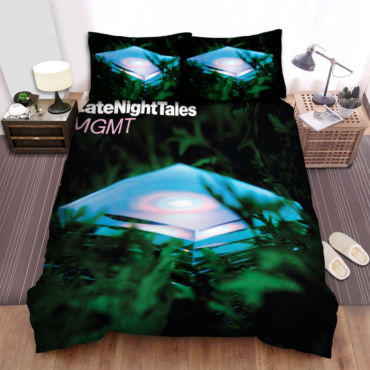 Mgmt Late Night Tales Decorative Bedding Sets with Duvet Cover, Flatsheet, Pillowcases