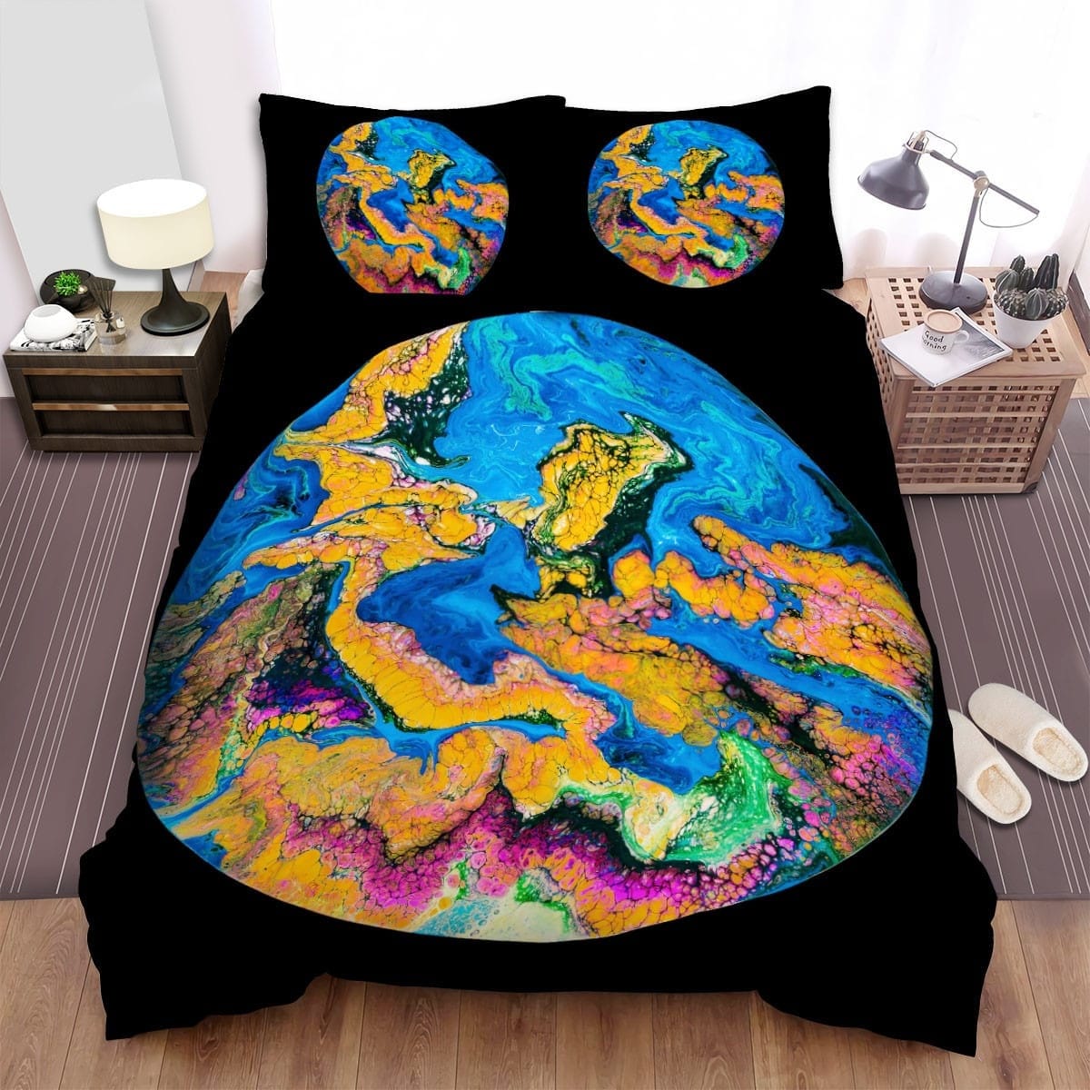 Mickey Hart Earth Bedding Set, Gift For Christmas, Birthday, Thanksgiving