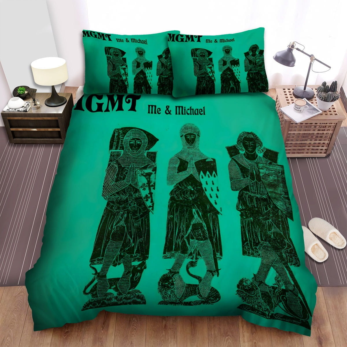 Mgmt Me & Michael Bedding Sets, Flatsheet Gift For Wife, Husband, Besties