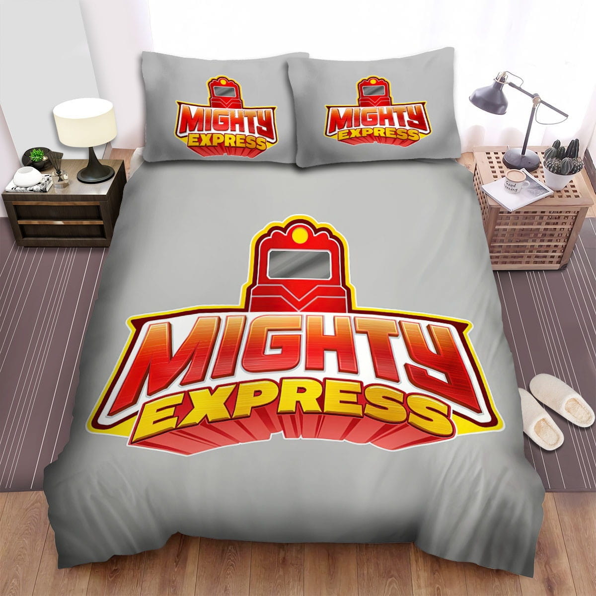 Mighty Express The Logo Bedding Sets Duvet Cover, Flatsheet, Pillowcase For Your Lover