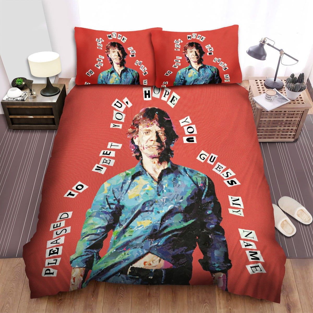 Mick Jagger Bedding Sets Duvet Cover, Flatsheet, Pillowcase For Your Lover