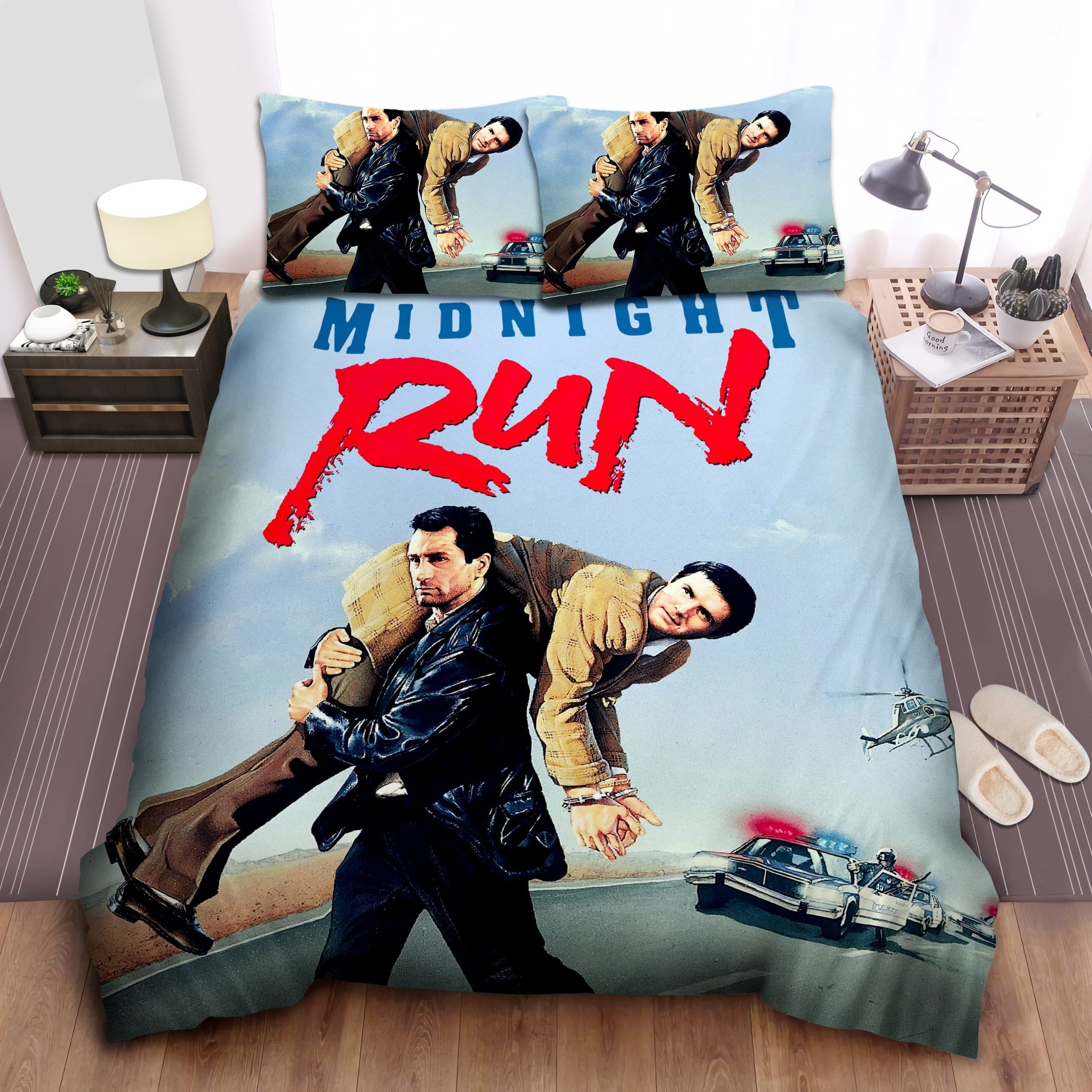 Mid Night Run Funny Poster Bedding Sets Duvet Cover, Flatsheet, Pillowcases For Every Bedroom