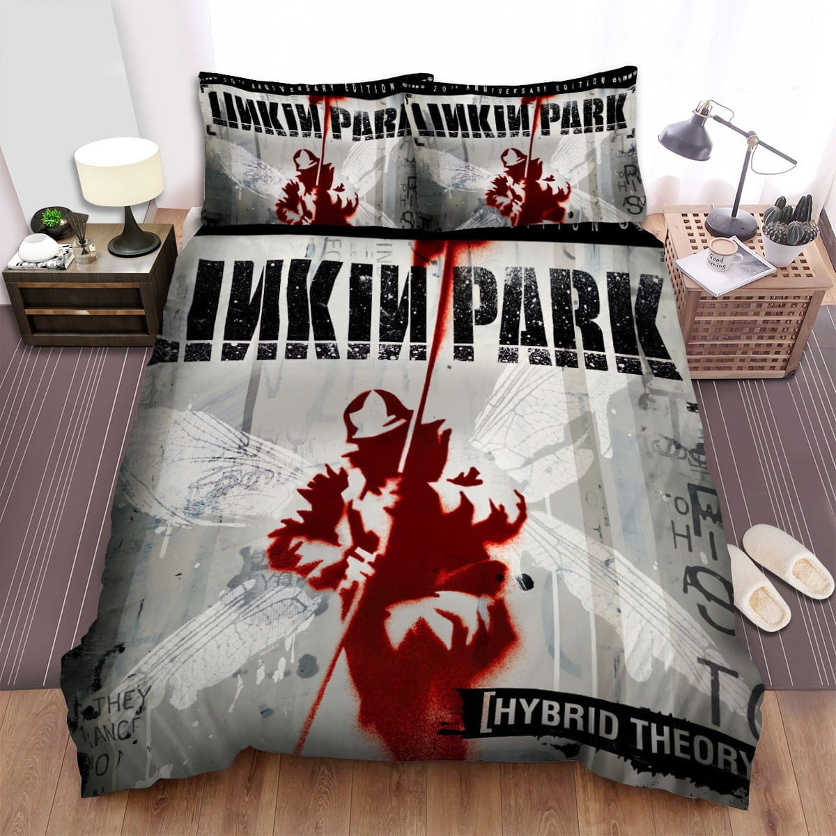 Mike Shinoda Album Bedding Sets, Flatsheet Gift For Christmas, Thanksgiving, Halloween