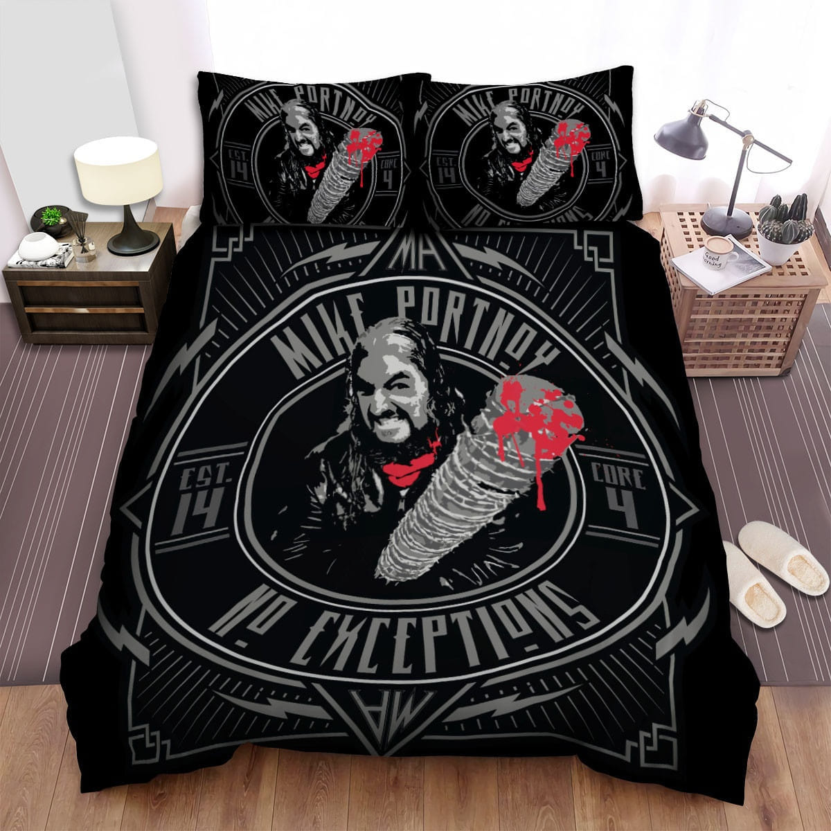 Mike Portnoy Artwork Bedding Set, Gift For Christmas, Birthday, Thanksgiving