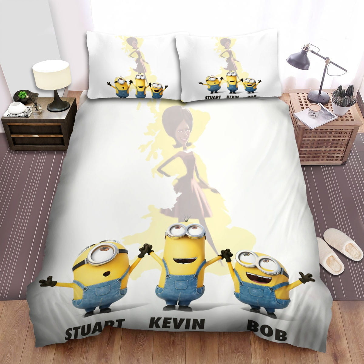Minions Cohesion Bedding Sets Duvet Cover, Flatsheet, Pillowcases Perfect Gift For Fans