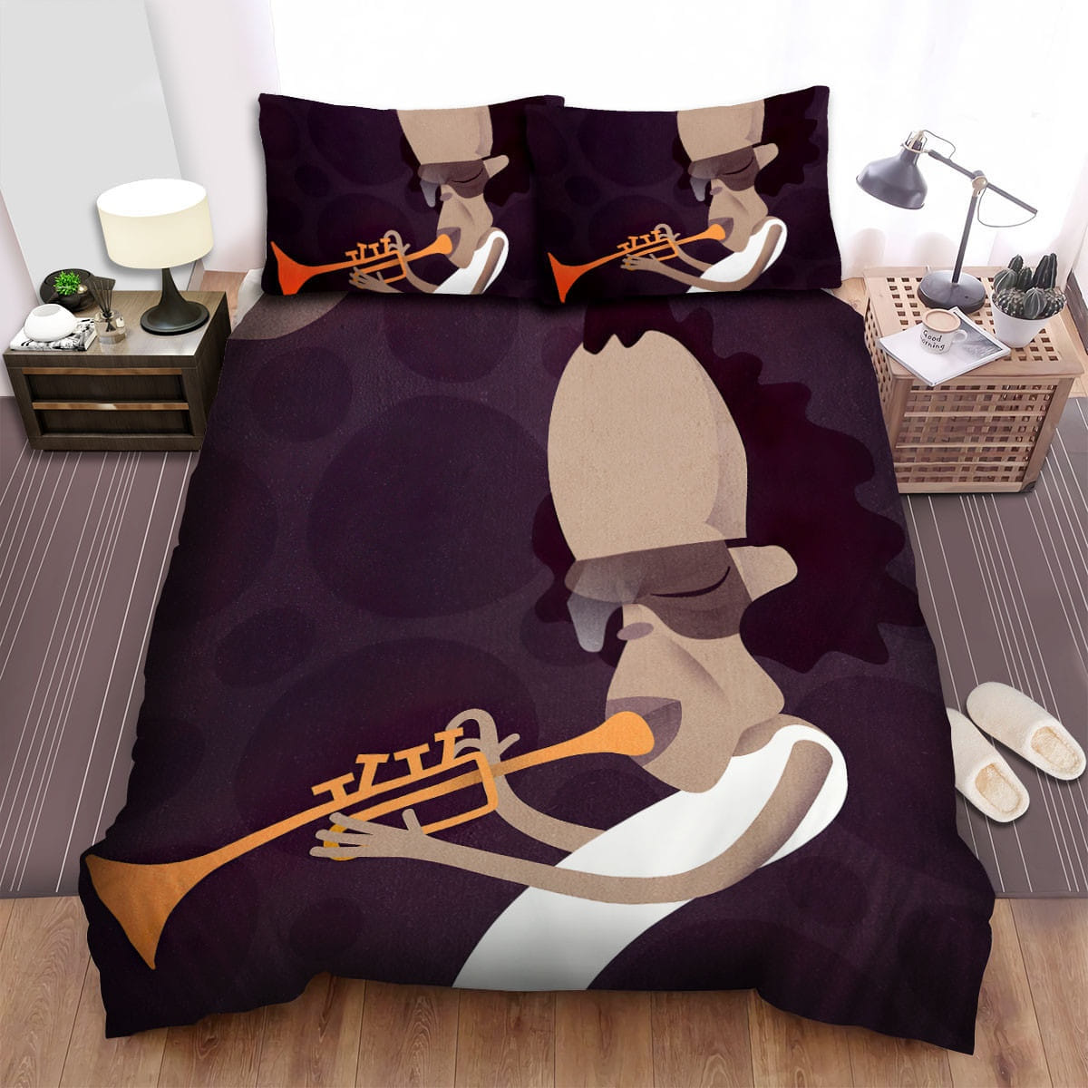 Miles Davis Bedding Set, Gift For Christmas, Birthday, Thanksgiving
