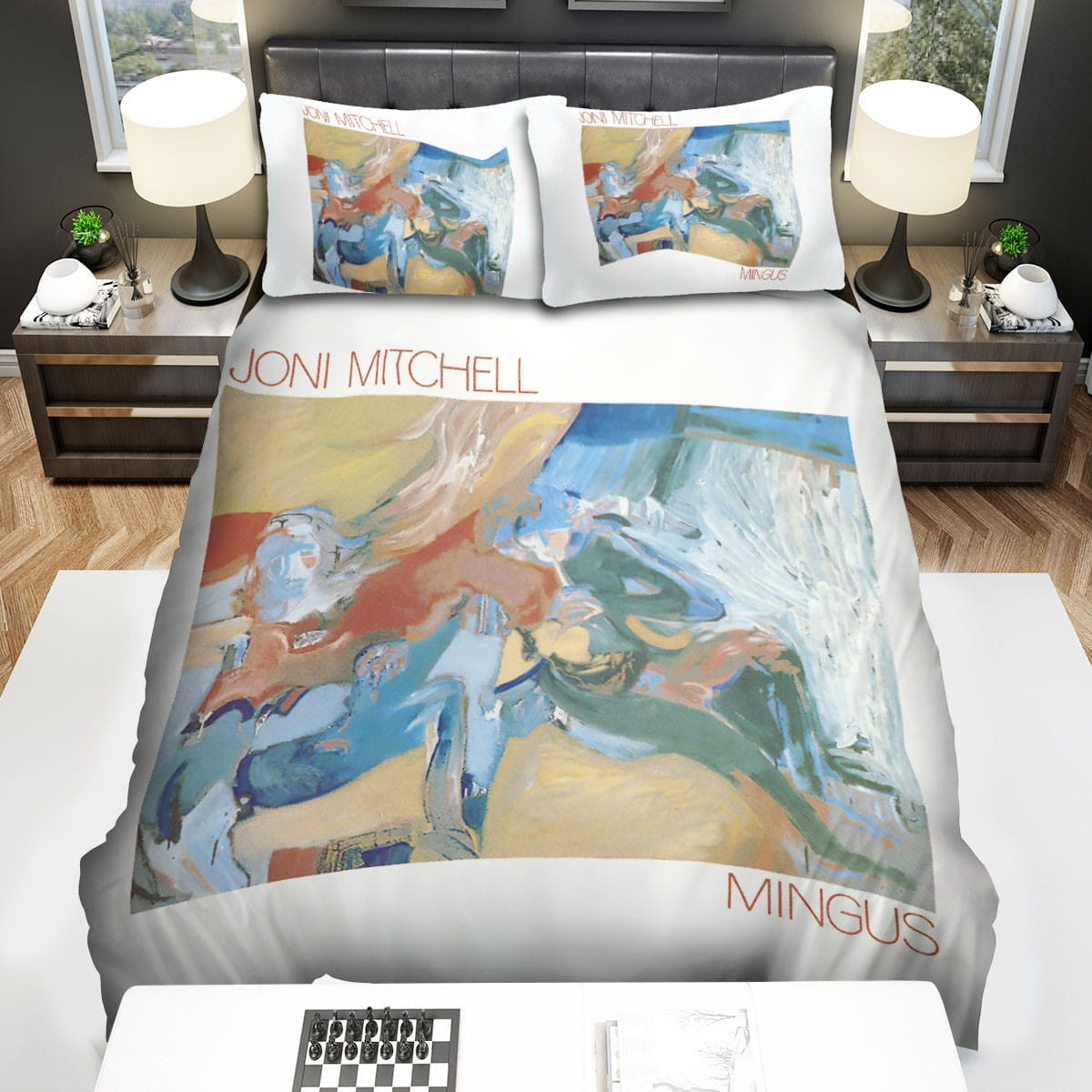 Mingus Joni Mitchell Decorative Bedding Sets with Duvet Cover, Flatsheet, Pillowcases