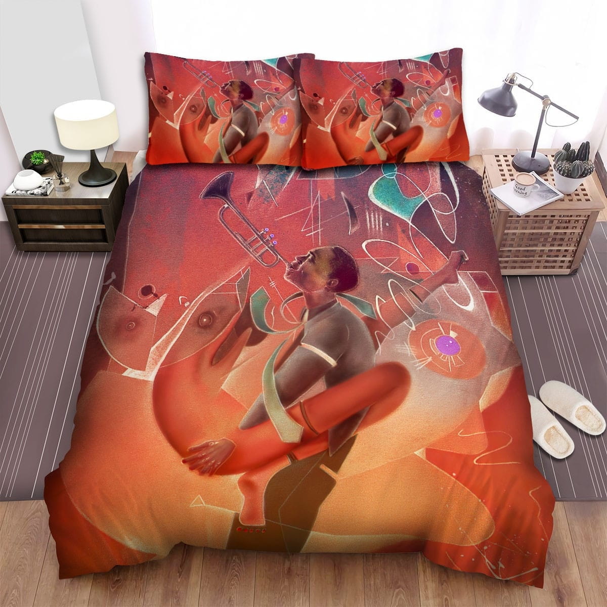 Miles Davis Bedding Sets Duvet Cover, Flatsheet, Pillowcase For Your Lover