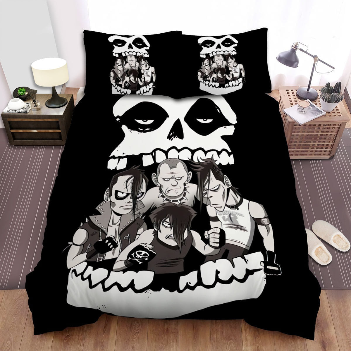 Misfits Members Art Bedding Sets Duvet Cover, Flatsheet, Pillowcases Perfect Gift For Fans