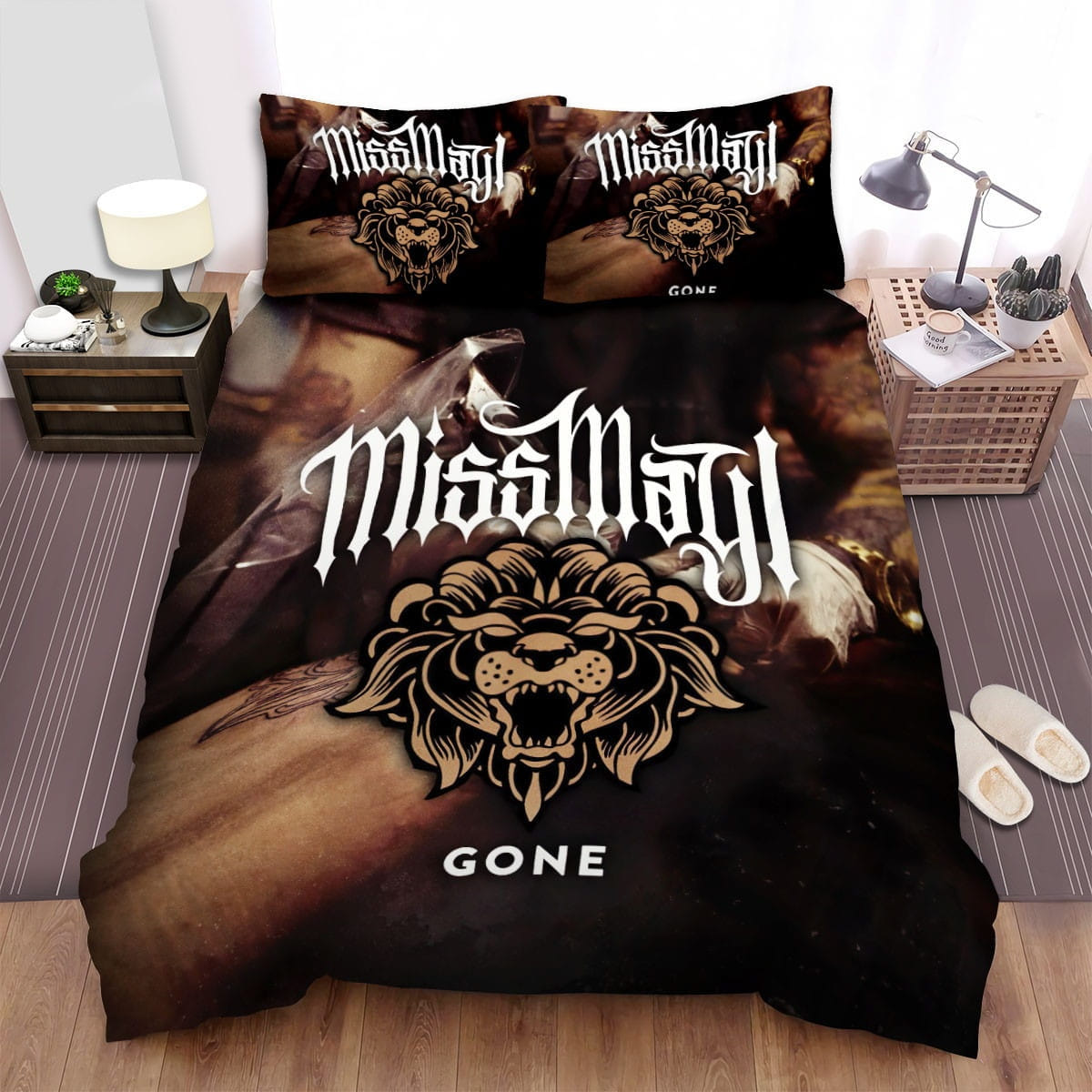 Miss May I Music Gone Bedding Sets, Flatsheet Gift For Christmas, Thanksgiving, Halloween