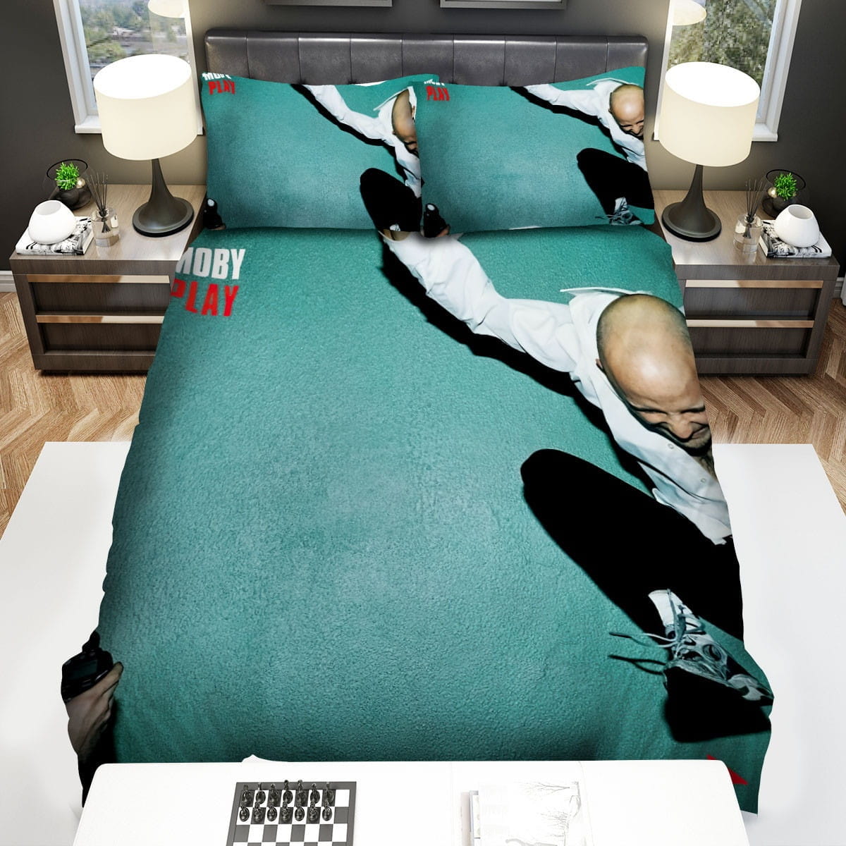 Moby Play Album Cover Bedding Sets, Flatsheet Gift For Wife, Husband, Besties
