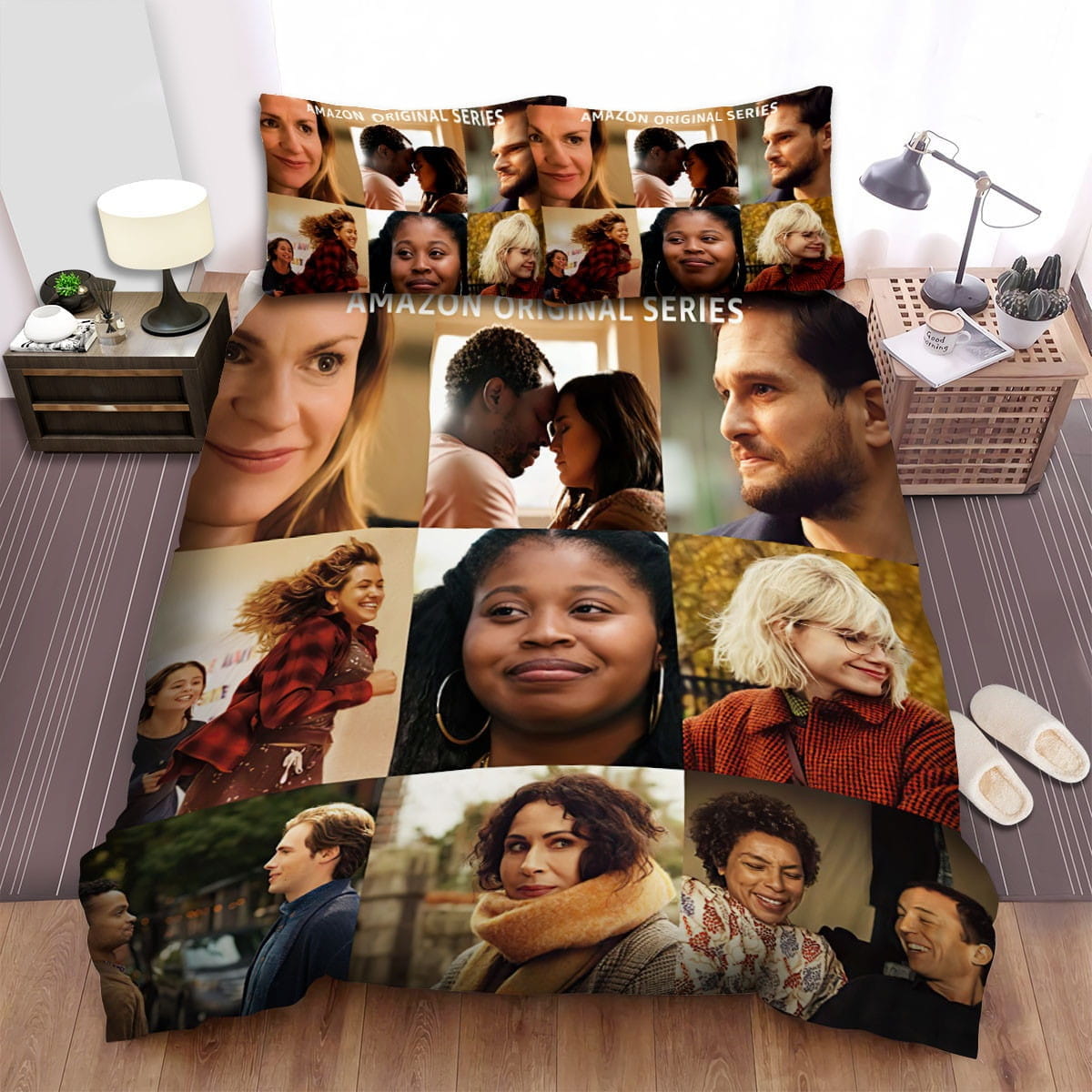 Modern Love Movie Poster 5 Bedding Sets, Flatsheet Gift For Wife, Husband, Besties