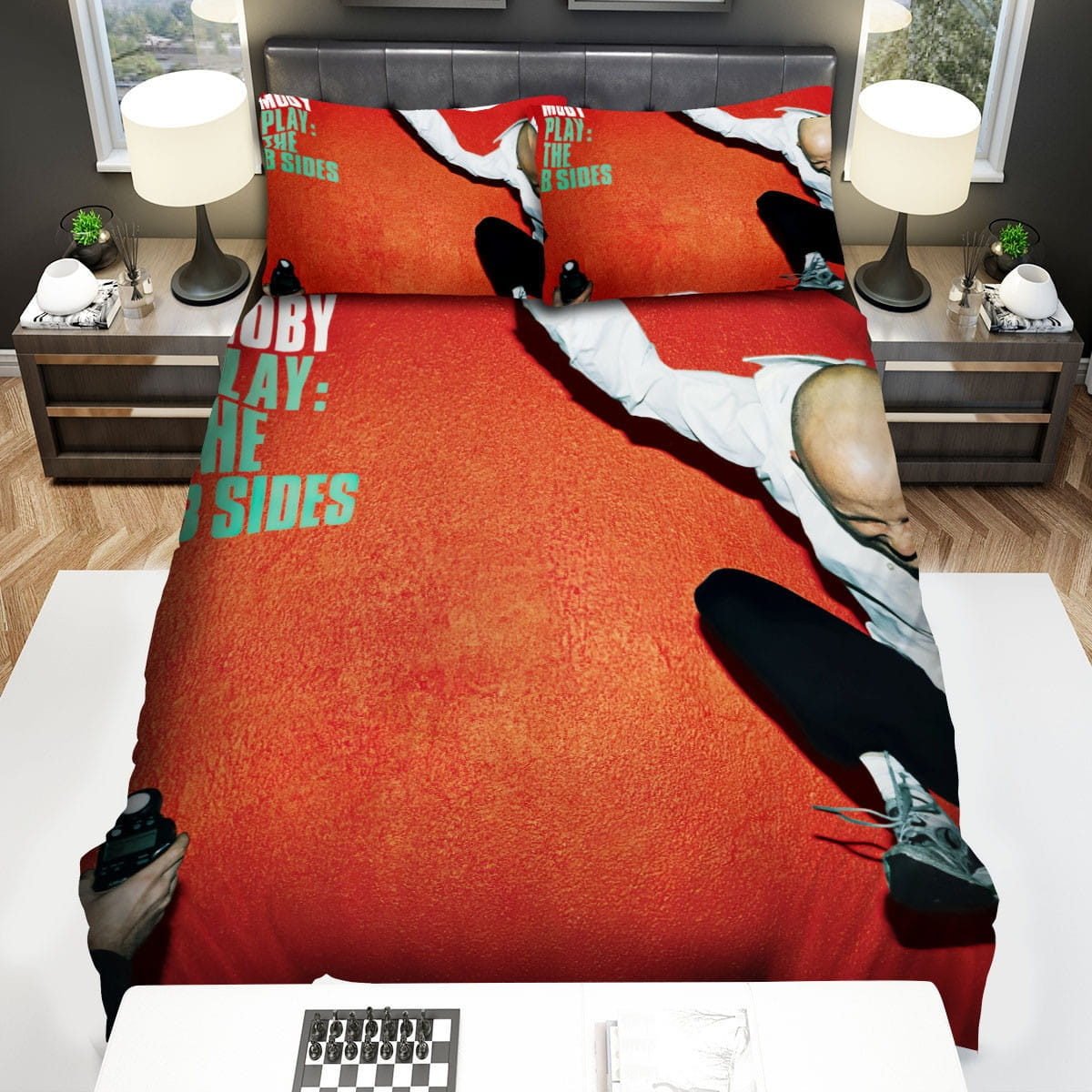 Moby Play The B Sides Decorative Bedding Sets with Duvet Cover, Flatsheet, Pillowcases