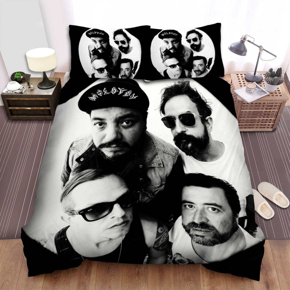 Molotov Band Portrait Bedding Set, Gift For Christmas, Birthday, Thanksgiving