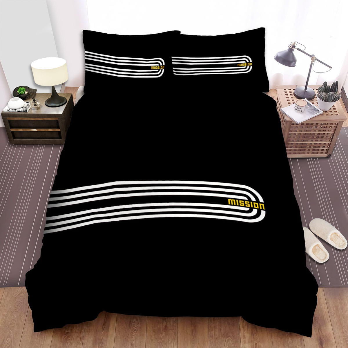 Moon Taxi Mission Bedding Sets, Flatsheet Gift For Christmas, Thanksgiving, Halloween