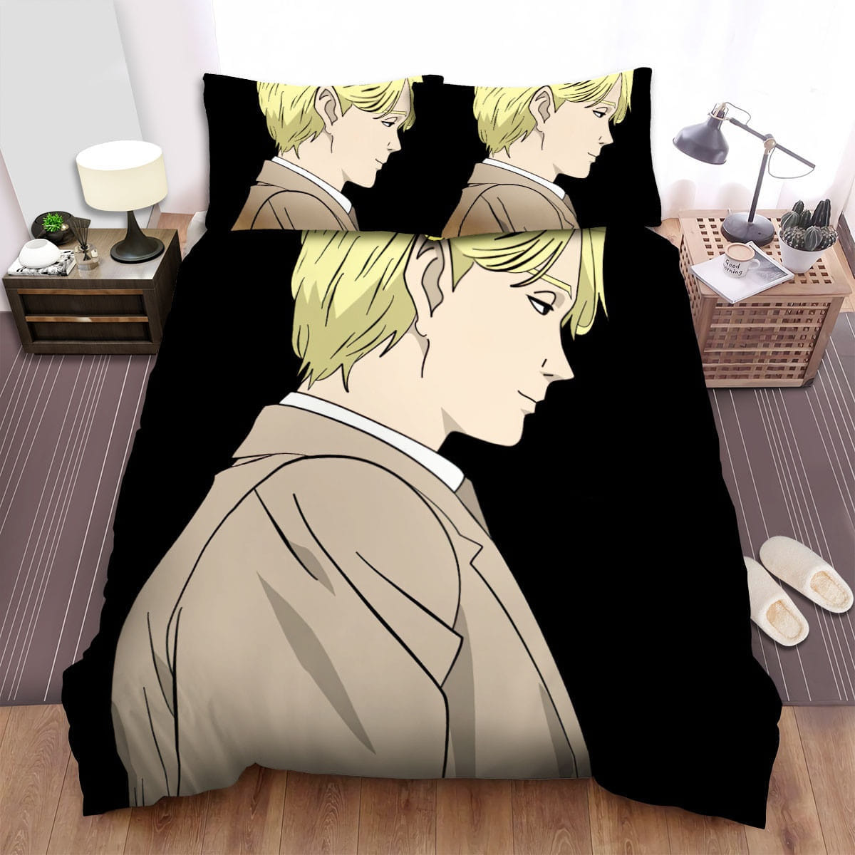 Monster Anime Johan Bedding Sets Duvet Cover, Flatsheet, Pillowcases Perfect Gift For Fans