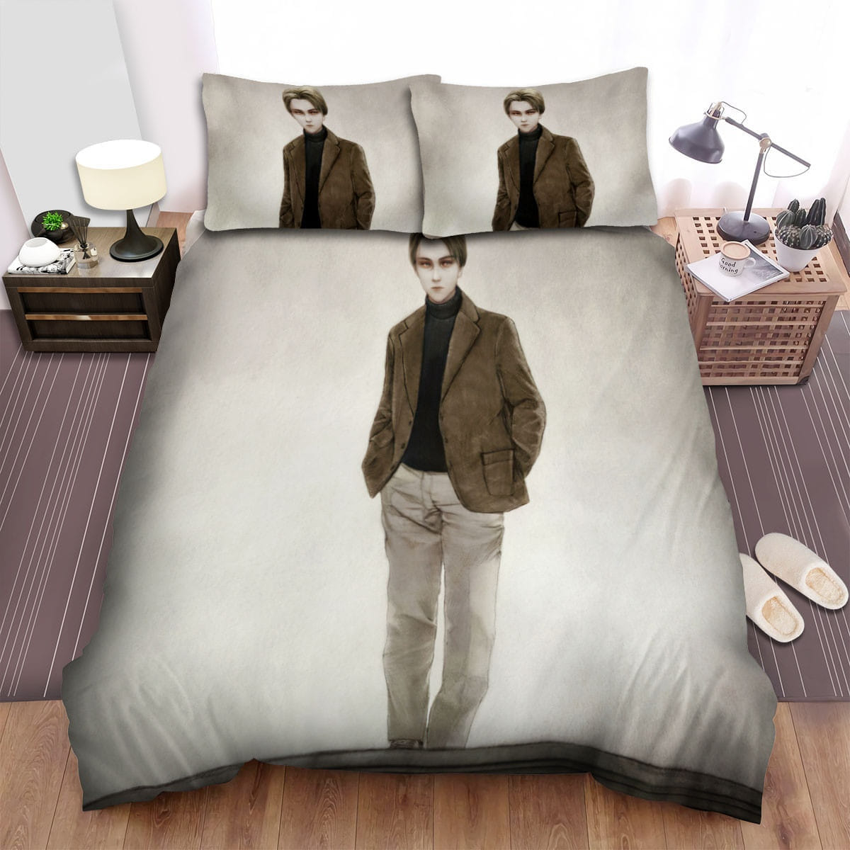 Monster Art Johan Bedding Set, Gift For Christmas, Birthday, Thanksgiving