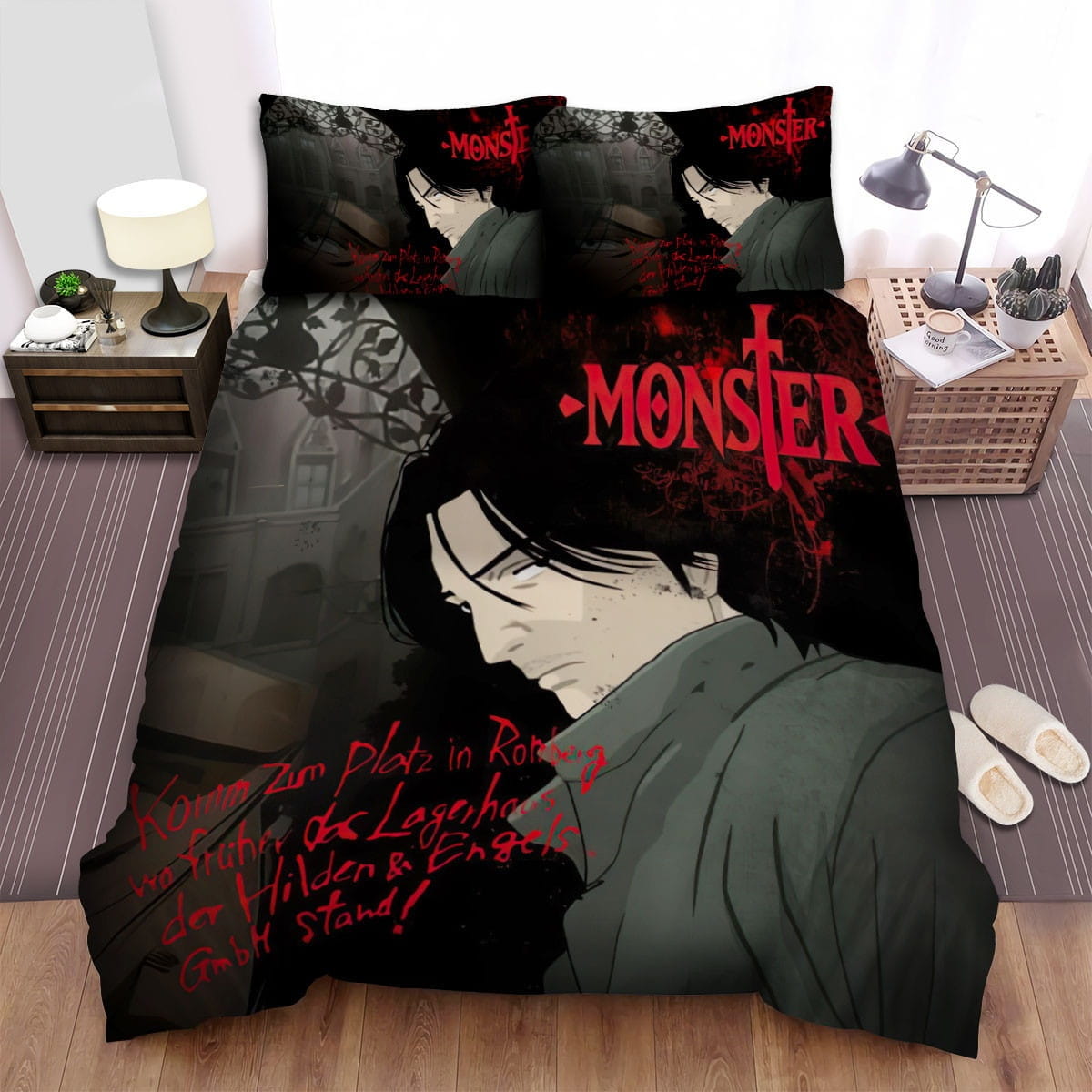 Monster Dr Kenzo Tenma Bedding Sets Duvet Cover, Flatsheet, Pillowcase For Your Lover