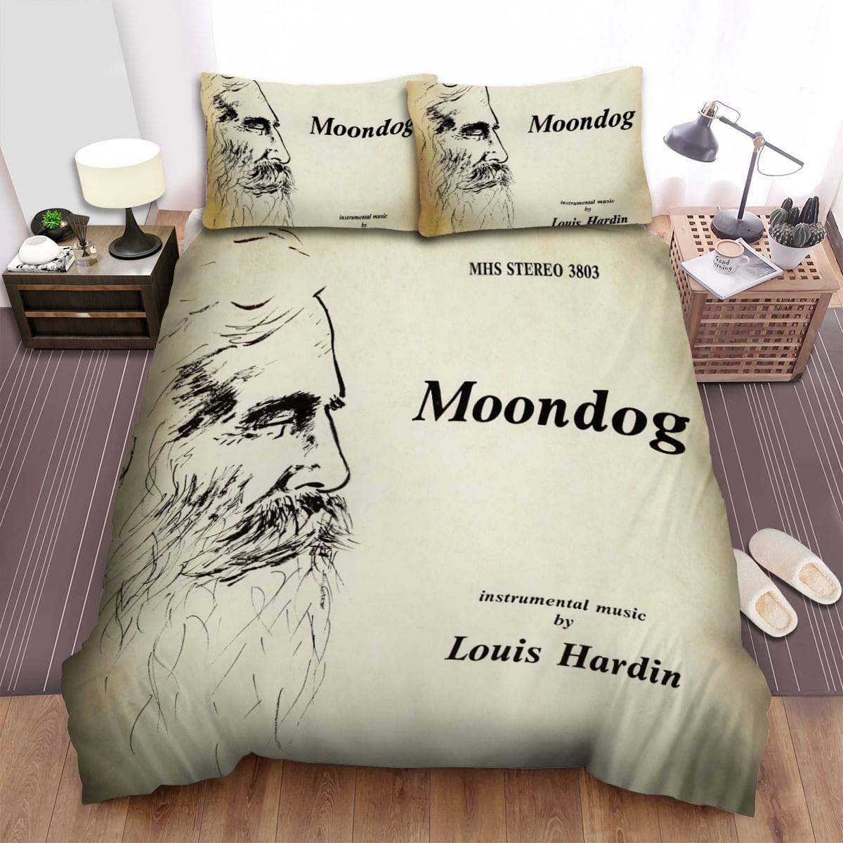 Moondog Intrusmental Music Bedding Sets Duvet Cover, Flatsheet, Pillowcase For Your Lover