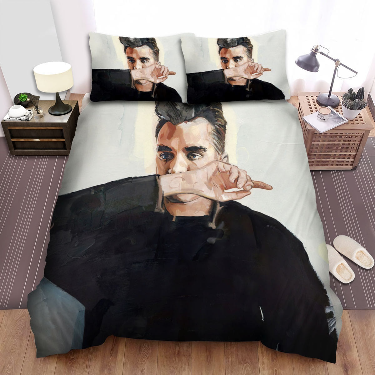 Morrissey Art 2 Bedding Sets, Flatsheet Gift For Christmas, Thanksgiving, Halloween