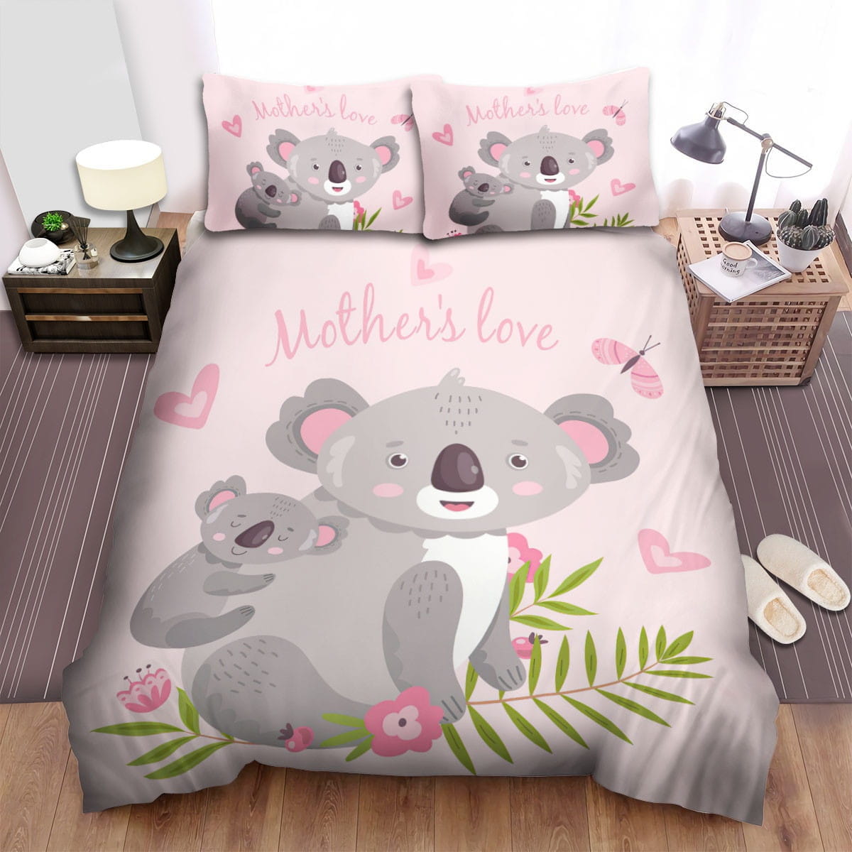Mothers Love Of The Koala Decorative Bedding Sets with Duvet Cover, Flatsheet, Pillowcases