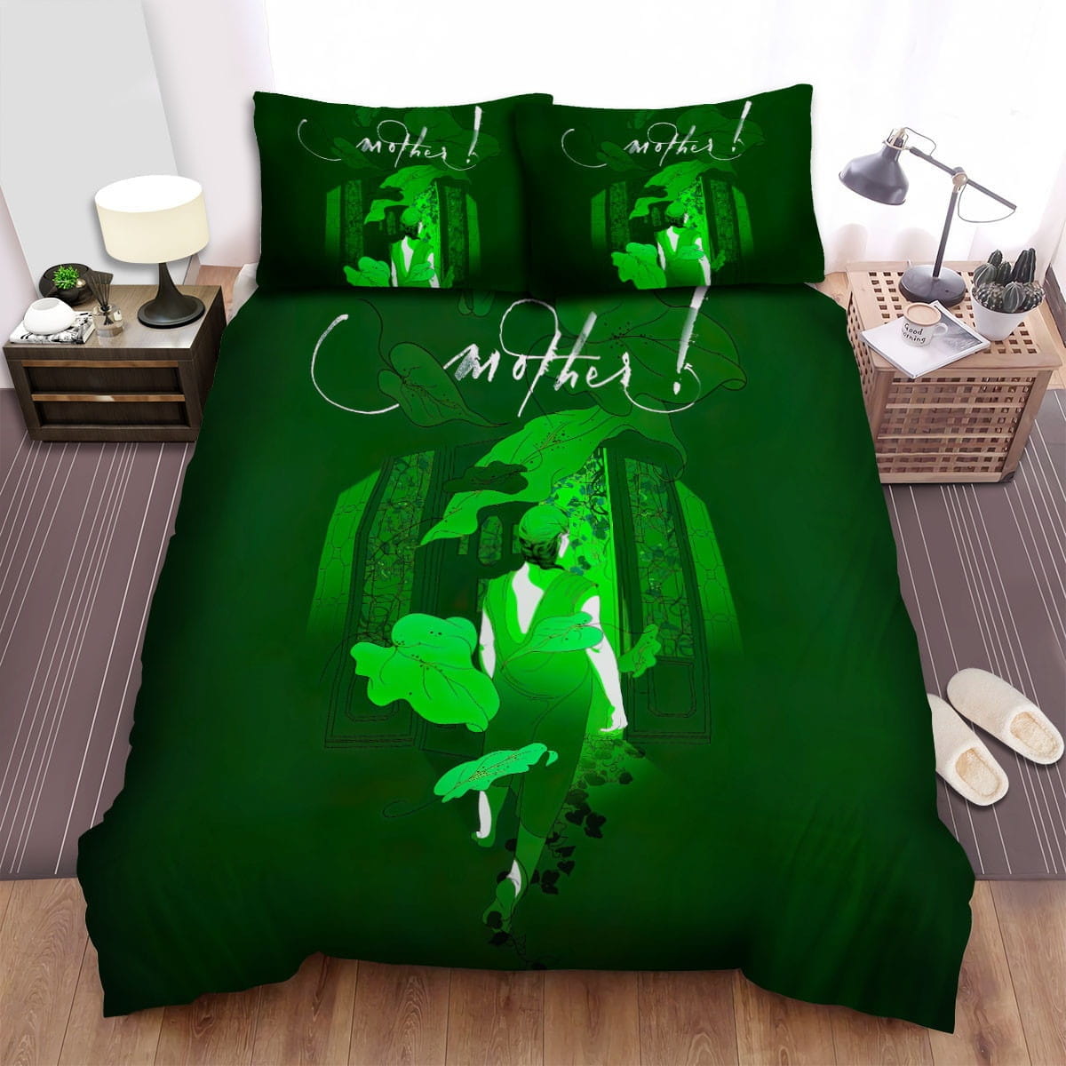 Mother! Green Bedding Sets Duvet Cover, Flatsheet, Pillowcases For Every Bedroom