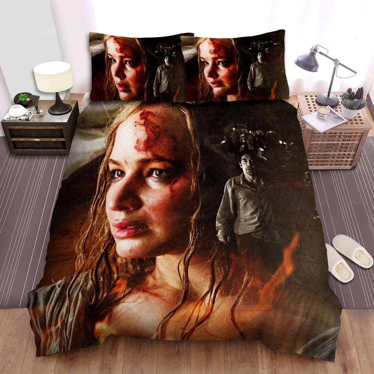 Mother! Face Art Bedding Sets Duvet Cover, Flatsheet, Pillowcases Perfect Gift For Fans
