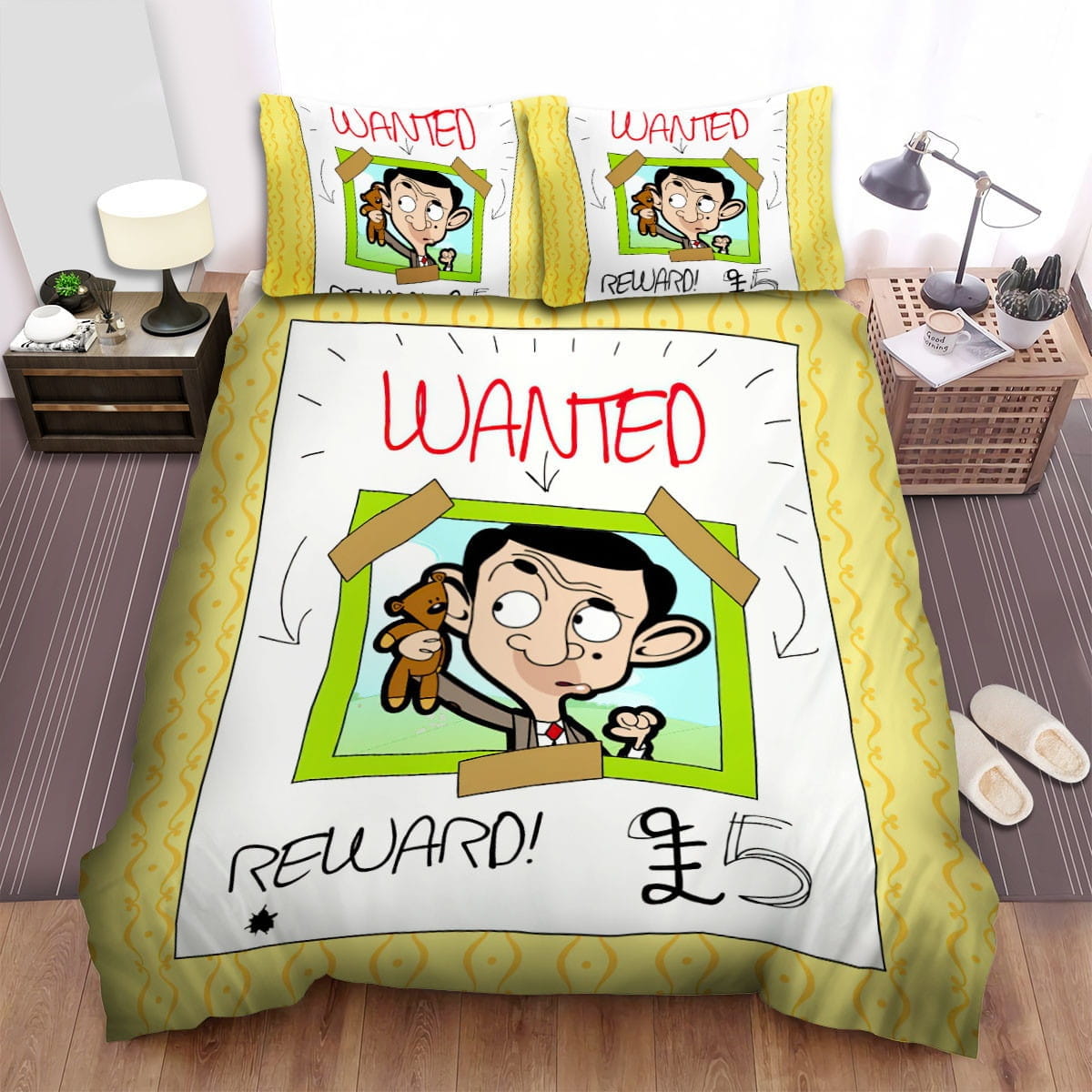 Mr. Bean Being Wanted Bedding Sets Duvet Cover, Flatsheet, Pillowcases For Every Bedroom