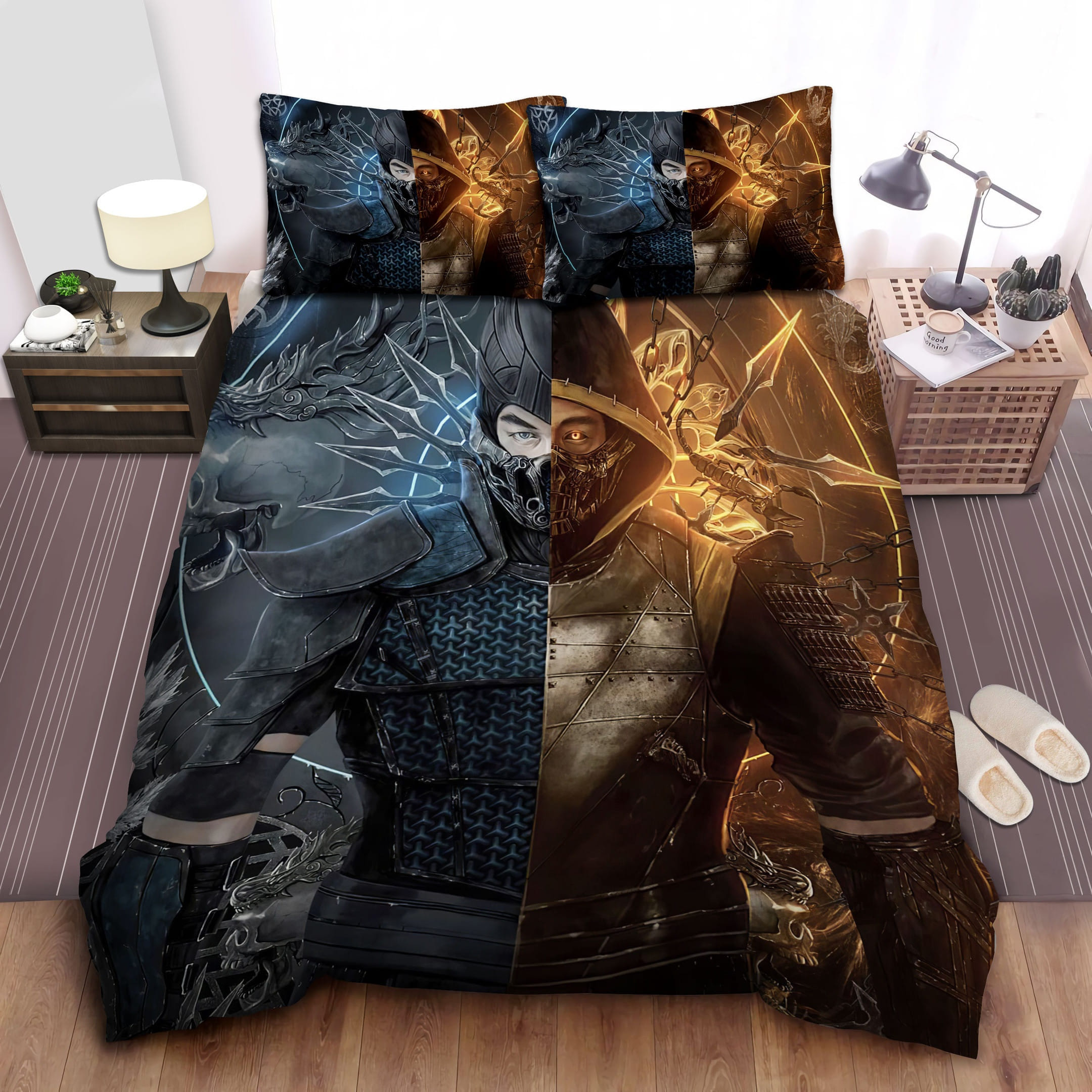 Movies Wallpaper Bedding Set, Gift For Christmas, Birthday, Thanksgiving