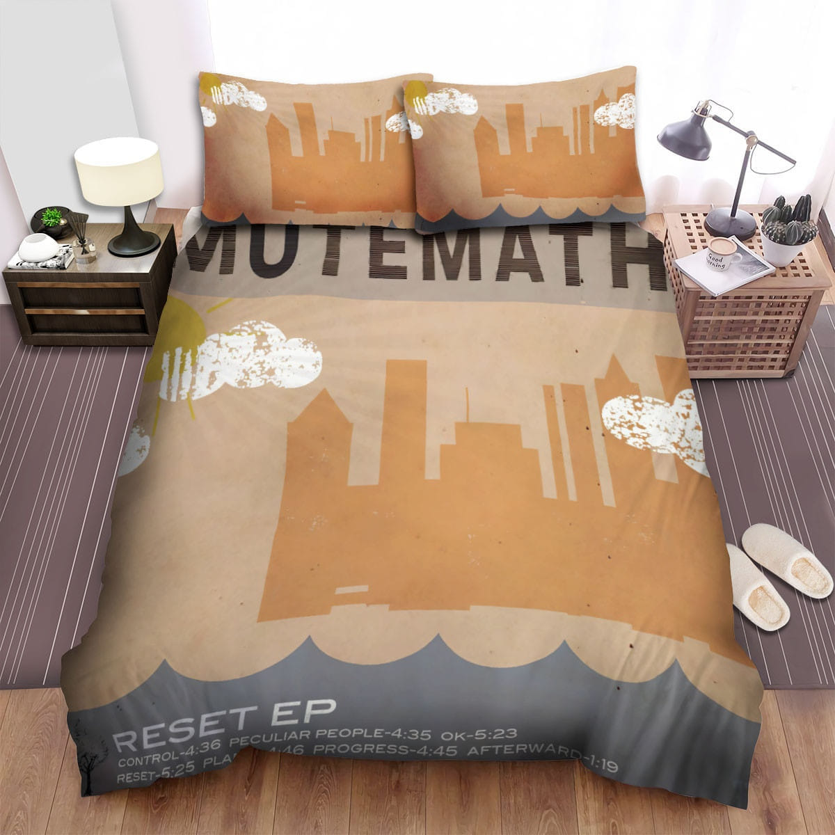 Mutemath Reset Ep Decorative Bedding Sets with Duvet Cover, Flatsheet, Pillowcases