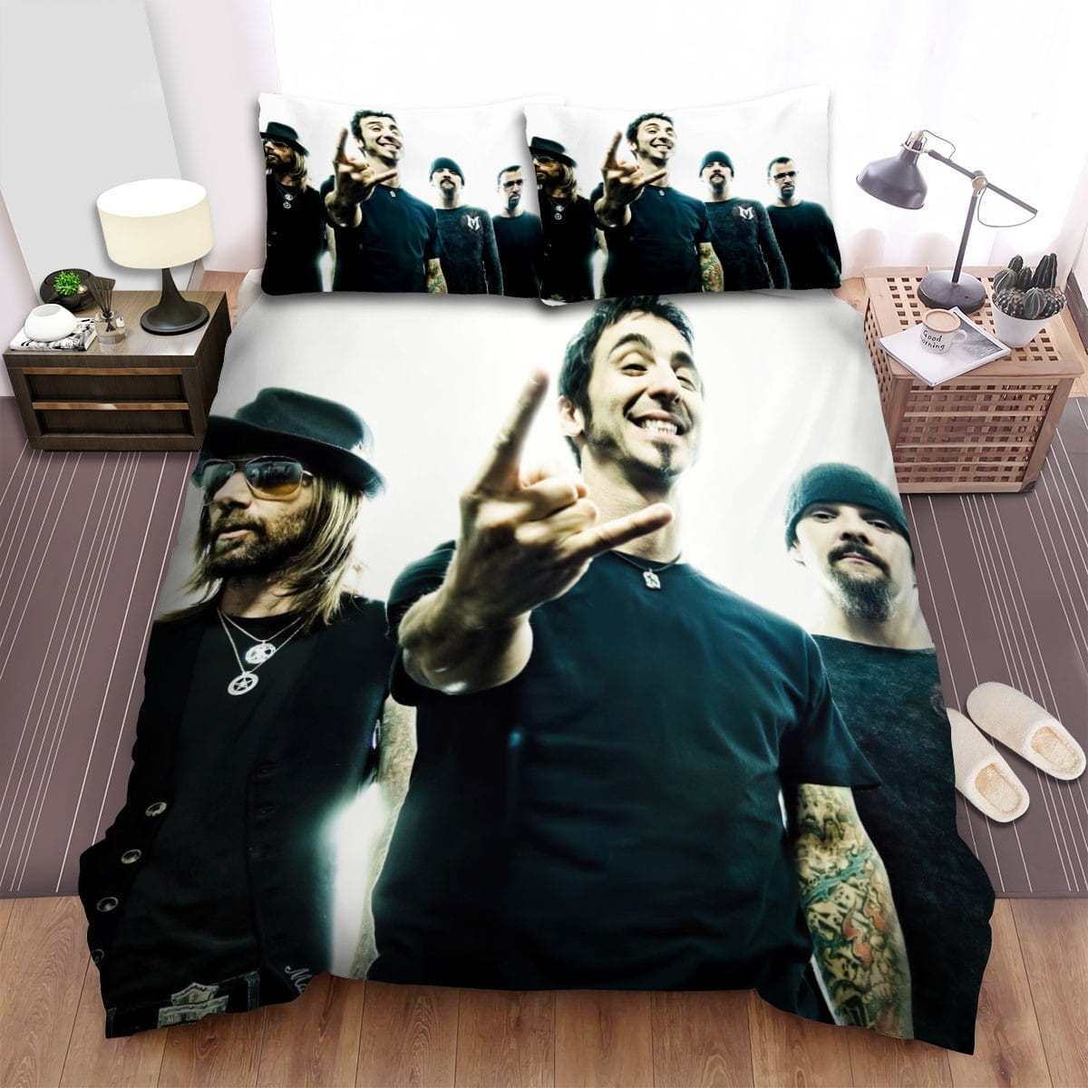 Mudvayne Band Swag Bedding Sets Duvet Cover, Flatsheet, Pillowcases For Every Bedroom