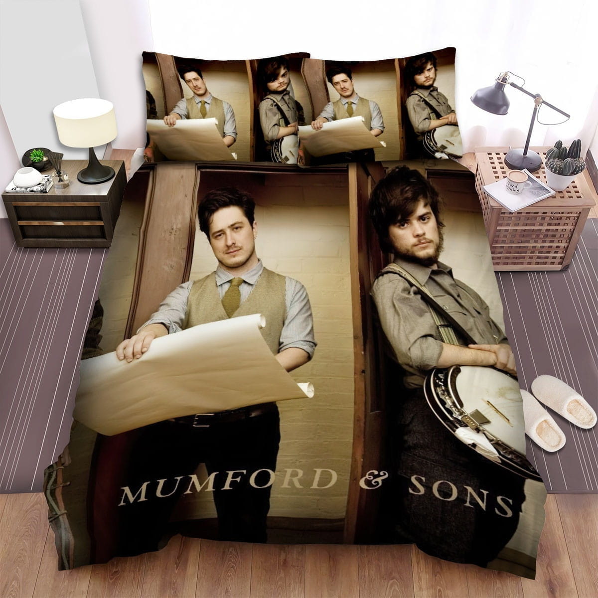 Mumford & Sons 4 Members Bedding Sets Duvet Cover, Flatsheet, Pillowcases For Every Bedroom
