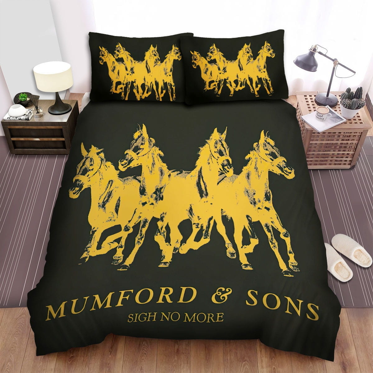 Mumford & Sons Album Cover Bedding Sets Duvet Cover, Flatsheet, Pillowcases For Every Bedroom