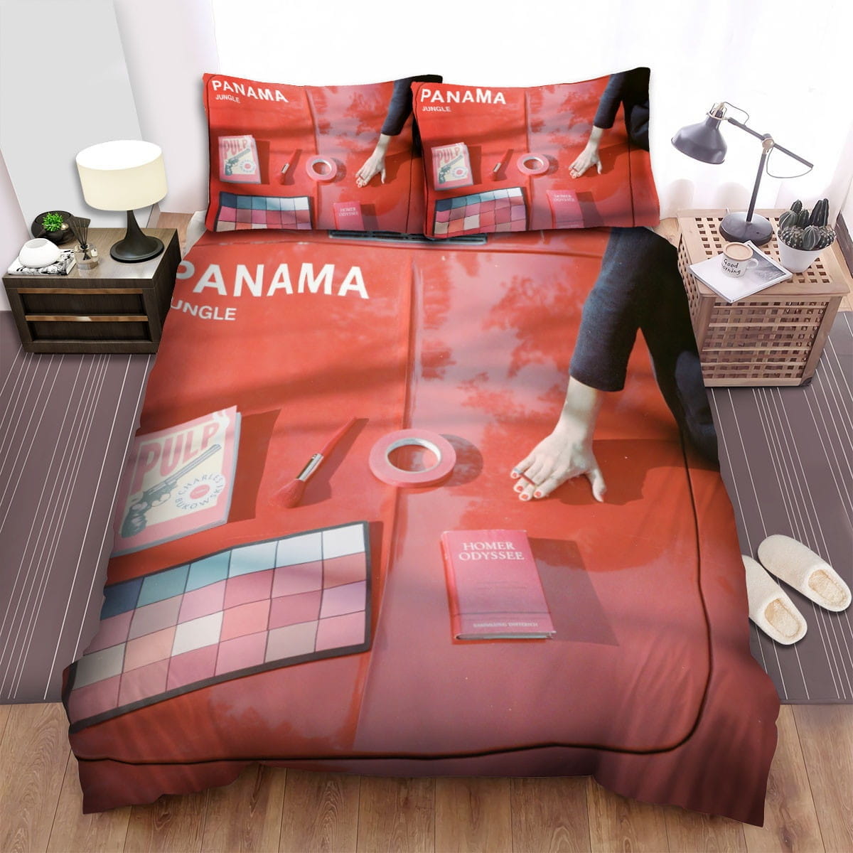 Music Panama Band Jungle Bedding Sets Duvet Cover, Flatsheet, Pillowcase For Your Lover