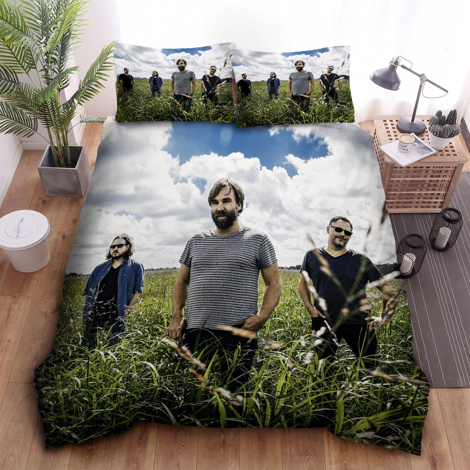 Music Band Mineral Members Bedding Set, Gift For Christmas, Birthday, Thanksgiving