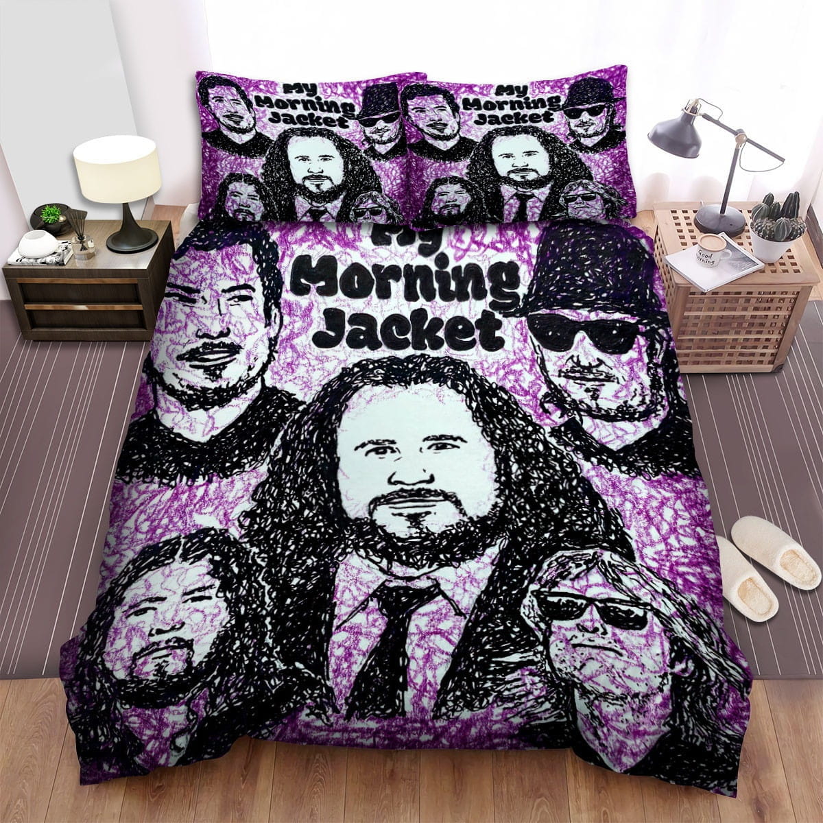 My Morning Jacket Art 2 Bedding Sets Duvet Cover, Flatsheet, Pillowcases Perfect Gift For Fans