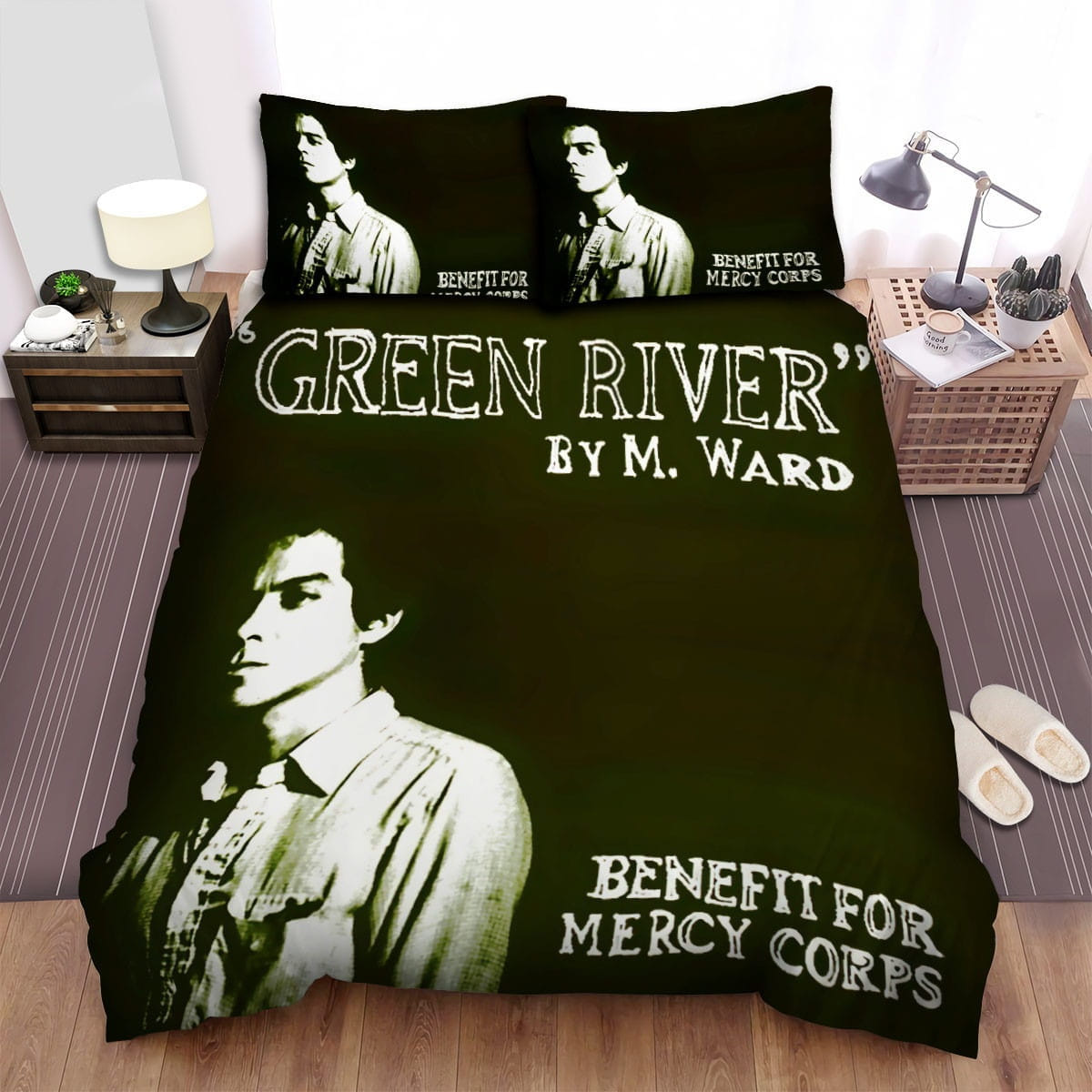 M. Ward Green River Bedding Set, Gift For Christmas, Birthday, Thanksgiving