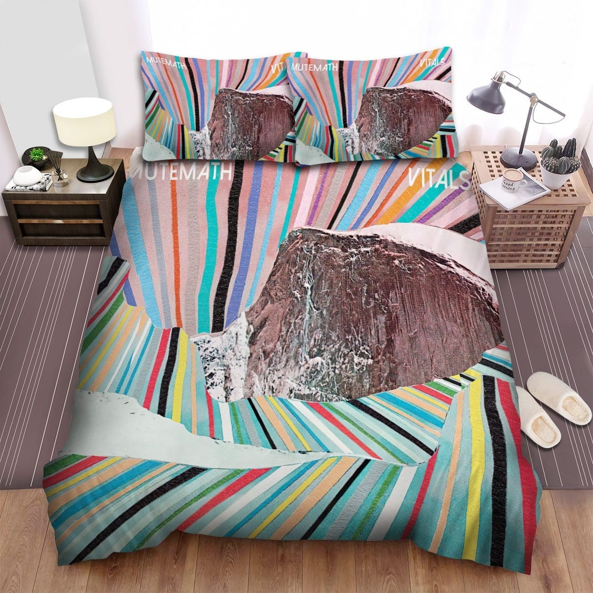 Mutemath Vitals Decorative Bedding Sets with Duvet Cover, Flatsheet, Pillowcases