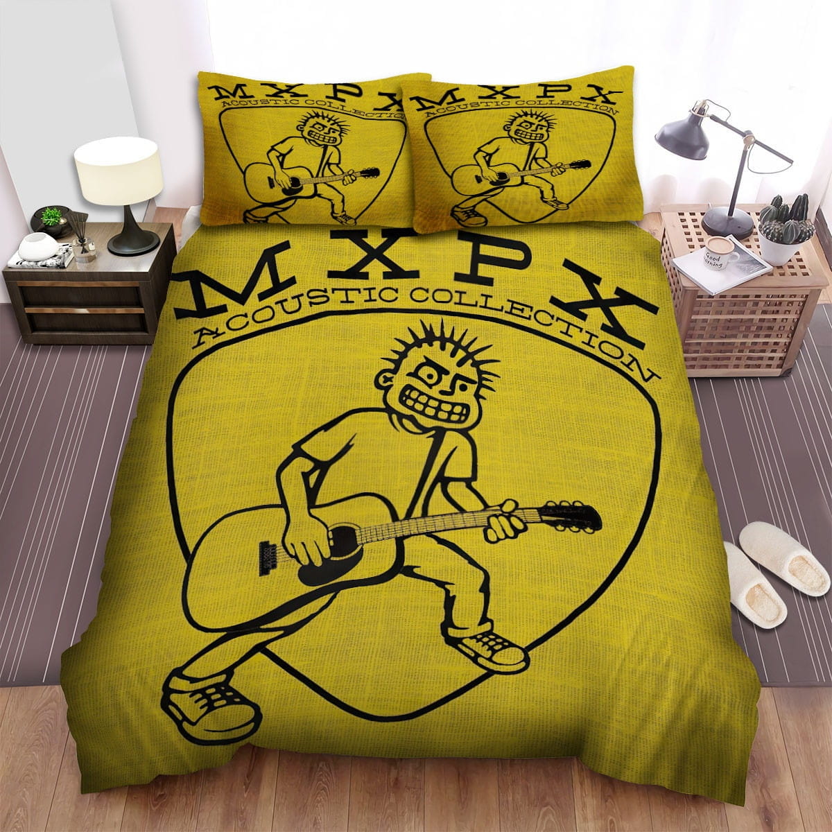 Mxpx Acoustic Collection Bedding Sets, Flatsheet Gift For Wife, Husband, Besties