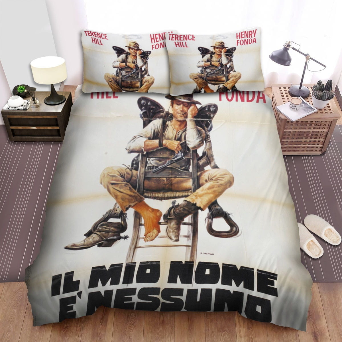 My Name Is Nobody Poster Bedding Sets, Flatsheet Gift For Christmas, Thanksgiving, Halloween