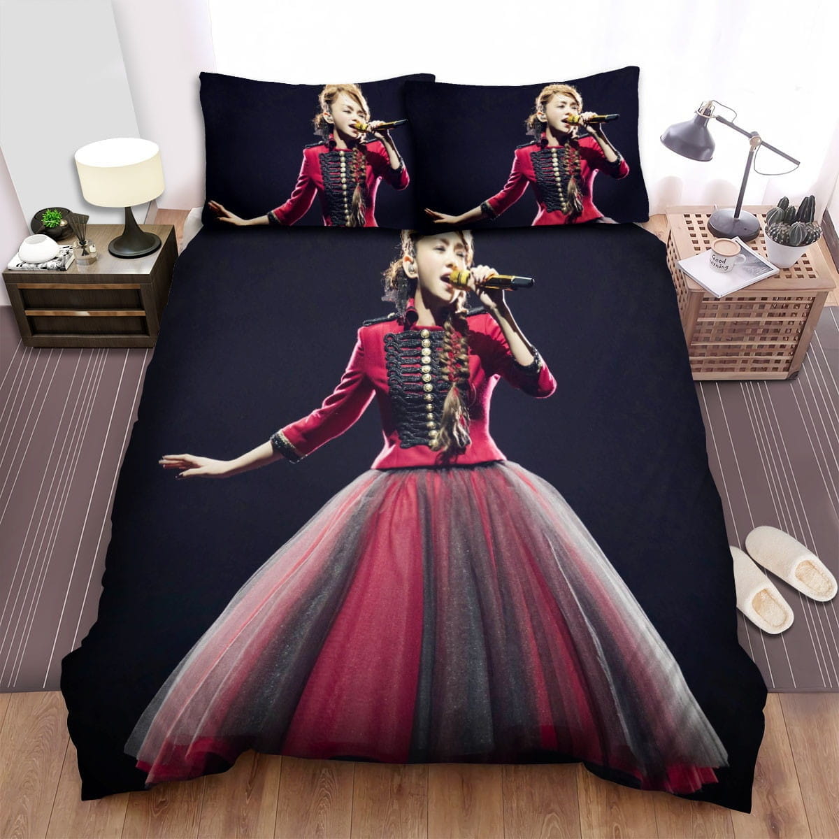 Namie Amuro Decorative Bedding Sets with Duvet Cover, Flatsheet, Pillowcases