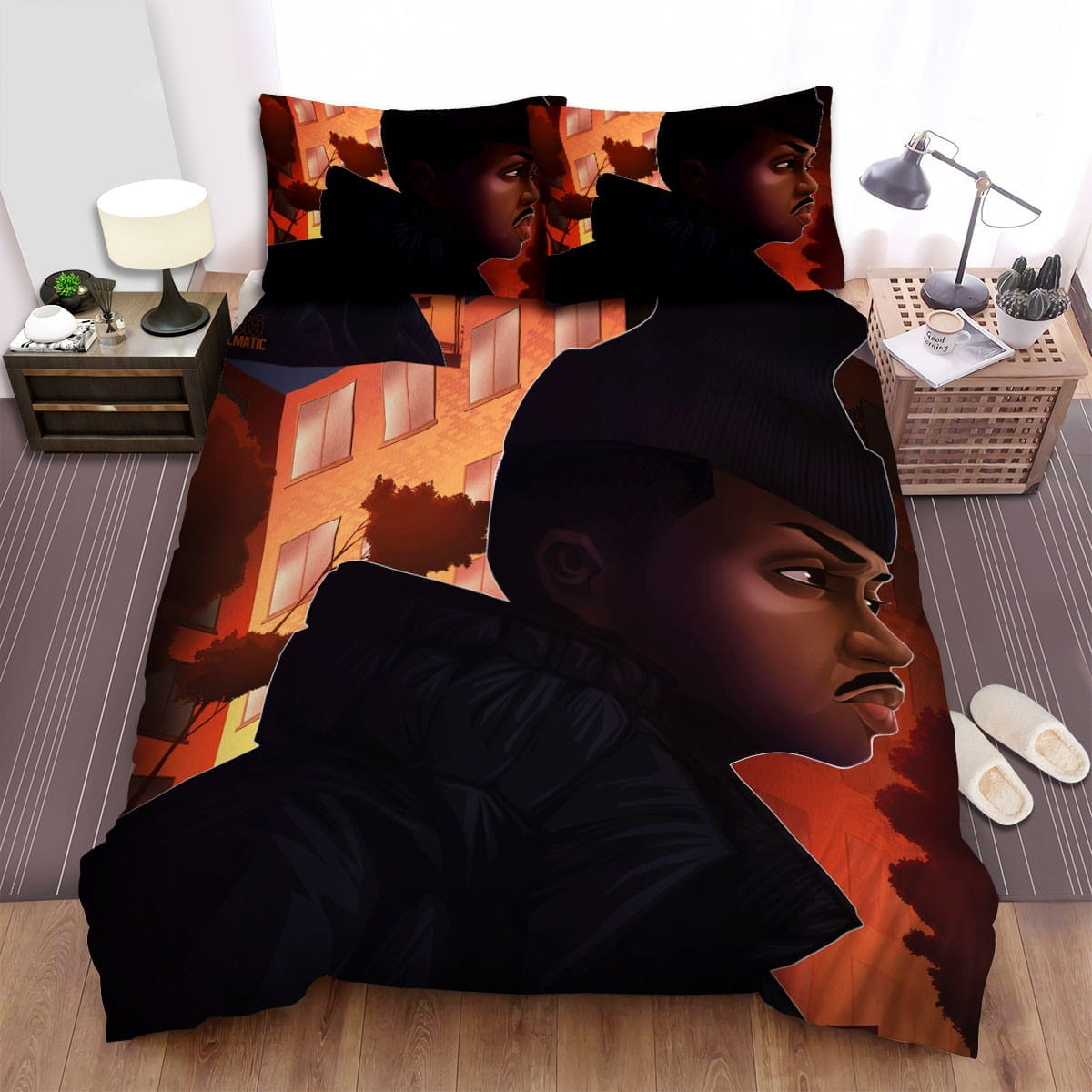 Nas Illmatic Art Bedding Sets Duvet Cover, Flatsheet, Pillowcases Perfect Gift For Fans