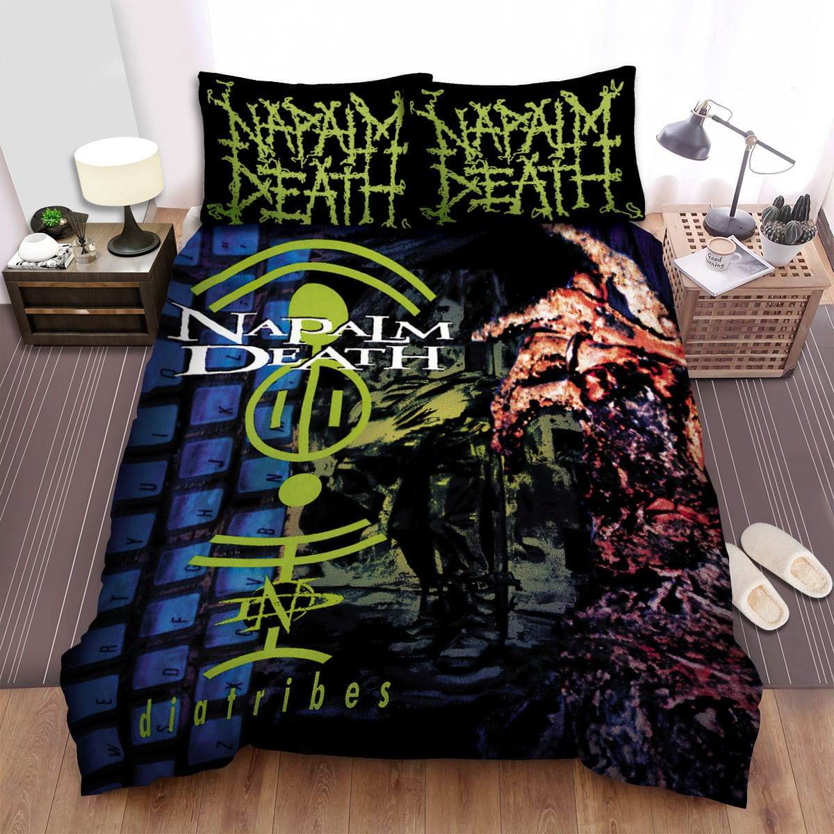 Napalm Death Co Bedding Sets Duvet Cover, Flatsheet, Pillowcases Perfect Gift For Fans