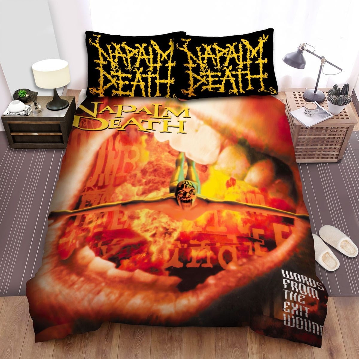 Napalm Death Co Bedding Sets, Flatsheet Gift For Wife, Husband, Besties
