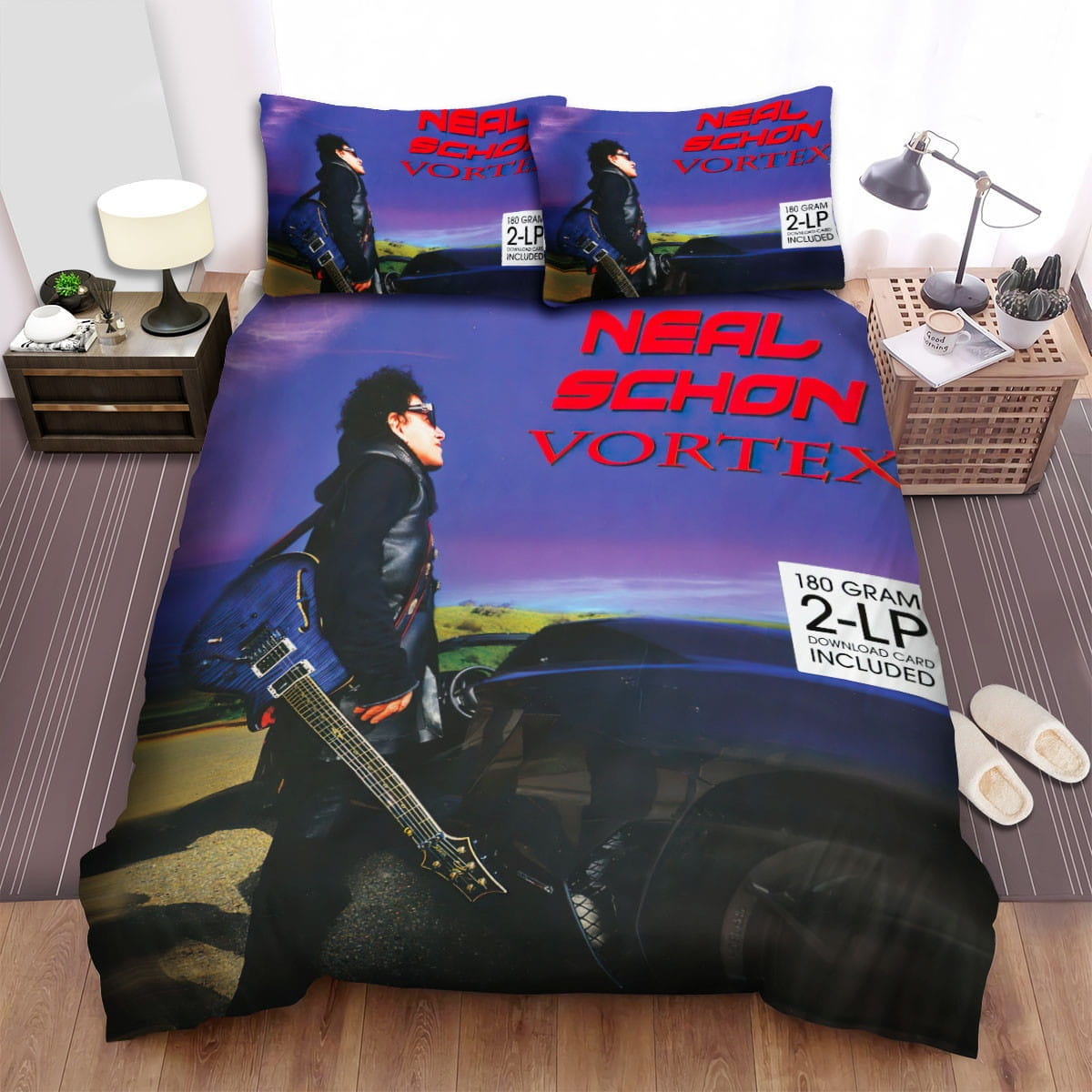Neal Schon Vortex Bedding Set, Gift For Christmas, Birthday, Thanksgiving