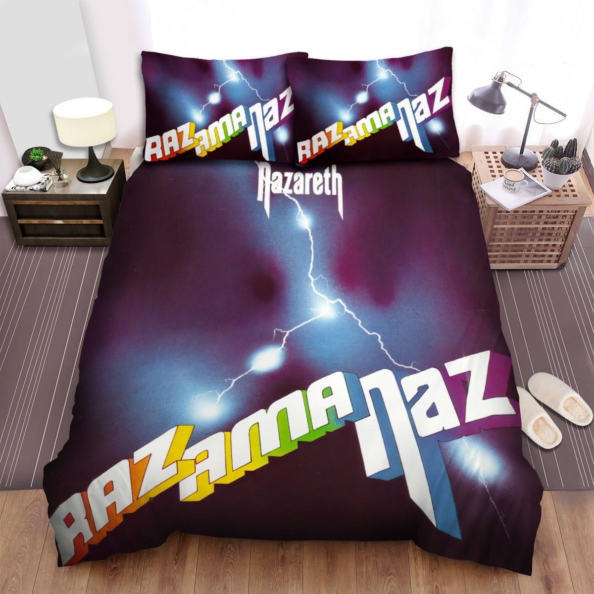 Nazareth Razamanaz Cover Bedding Set, Gift For Christmas, Birthday, Thanksgiving
