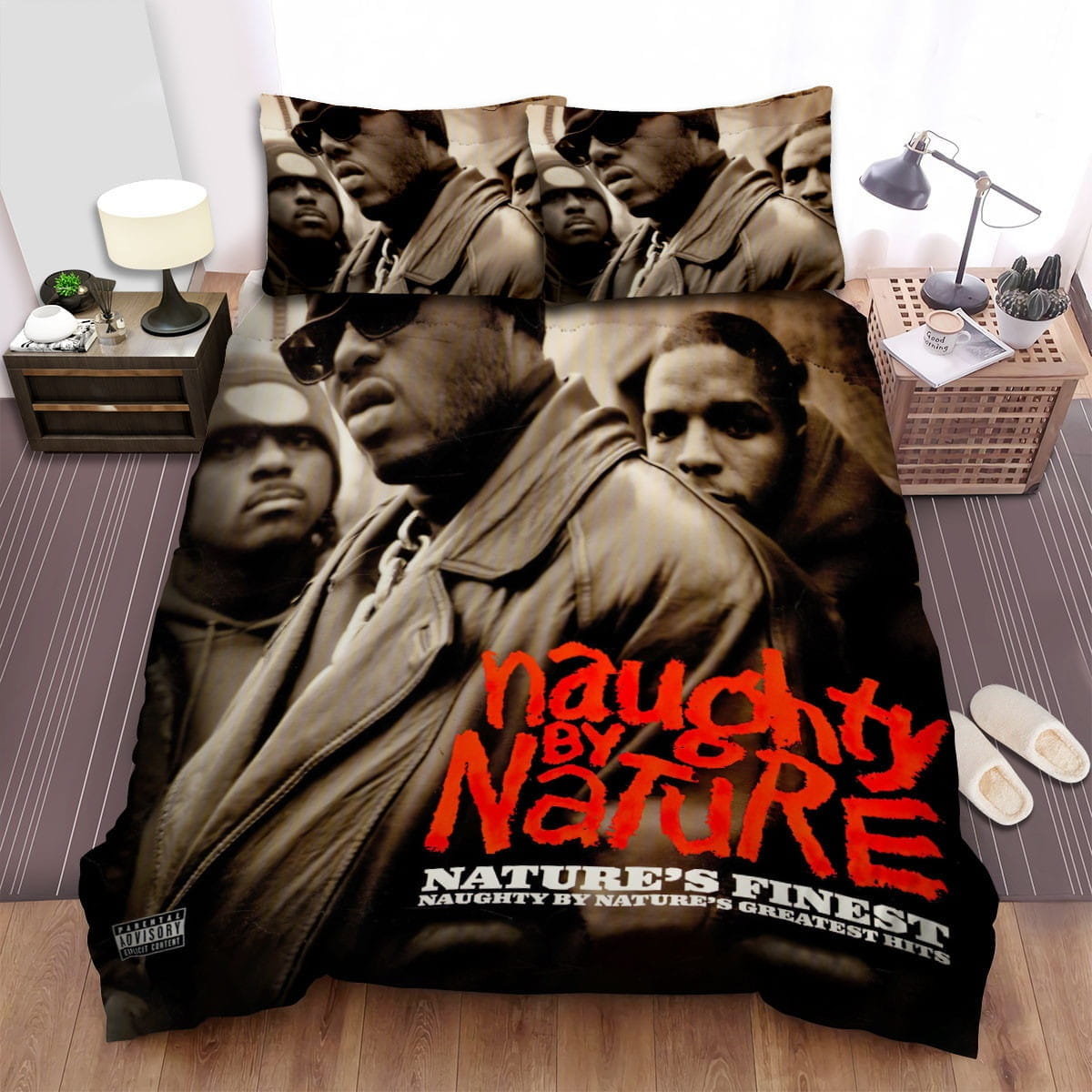 Naughty By Nature Jamboree Bedding Sets Duvet Cover, Flatsheet, Pillowcases Perfect Gift For Fans