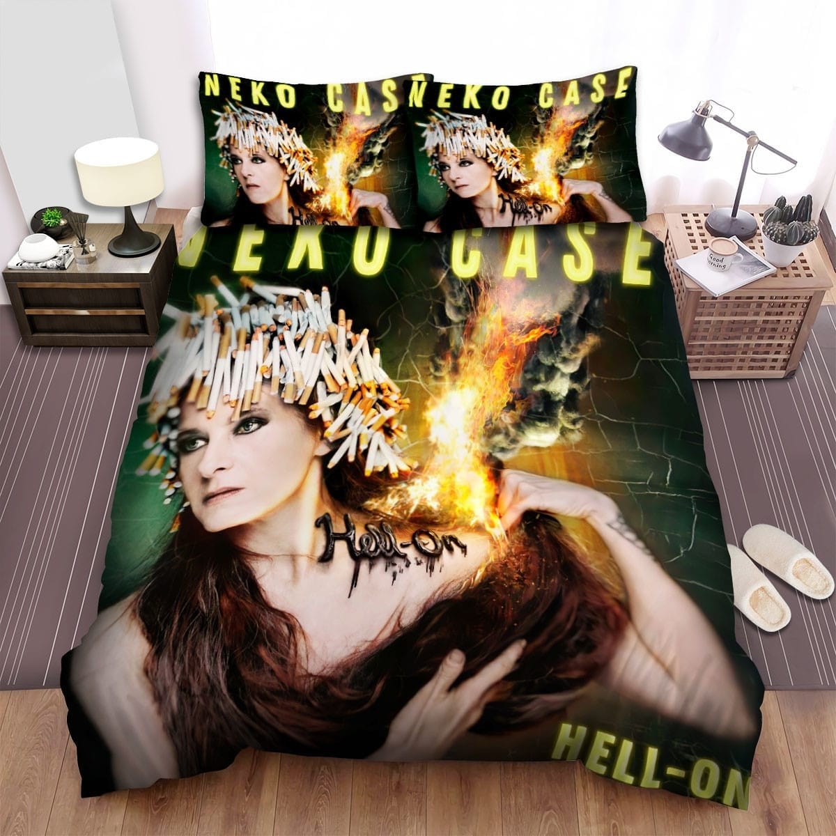 Neko Case Album Hell-On Bedding Set, Gift For Christmas, Birthday, Thanksgiving