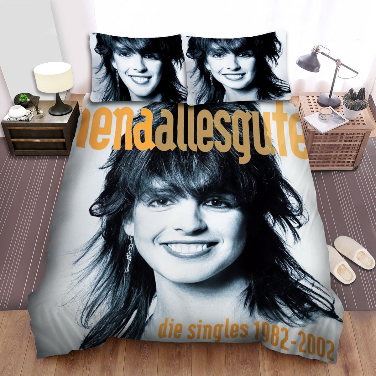 Nena Alles Gute Bedding Sets Duvet Cover, Flatsheet, Pillowcases Perfect Gift For Fans